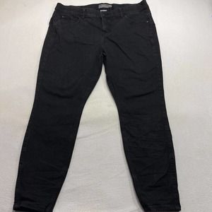 TORRID Bombshell Skinny Black Denim Womens Jeans Premium Stretch Size 22R